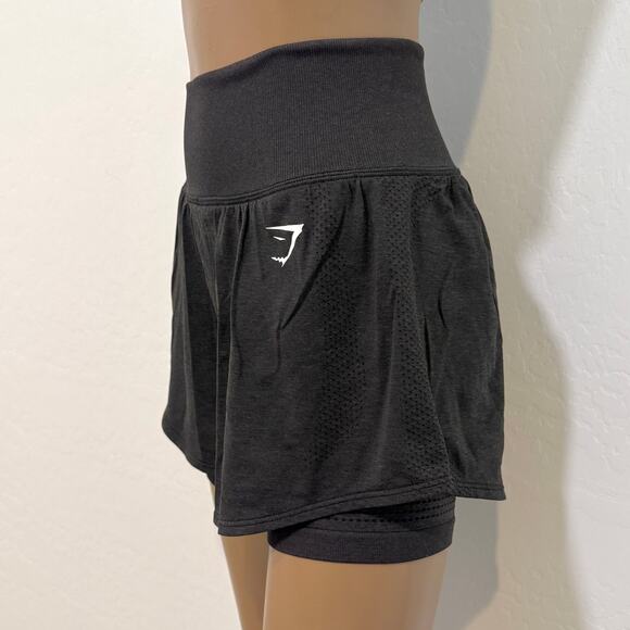 Gymshark XS Vital seamless 2.0  2-in-1 high waist shorts SH2 2274 - Picture 12 of 14